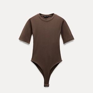 Zara brown bodysuit